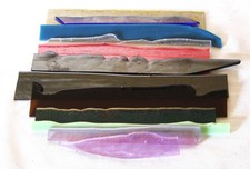 STAINED GLASS PACK: 90 COE GLASS EDGES PACK 4 USE EXAMPLE BELOW IN COMMENTS
