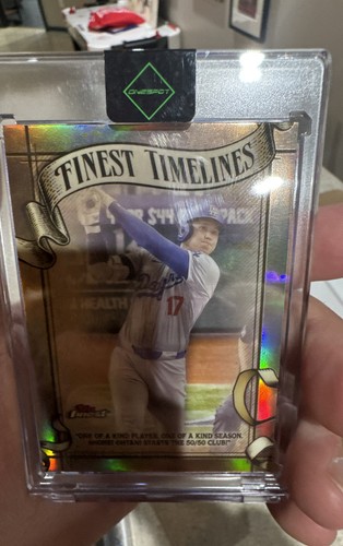 2025 Topps Finest - Finest Timelines Shohei Ohtani #FT-12 Refractor