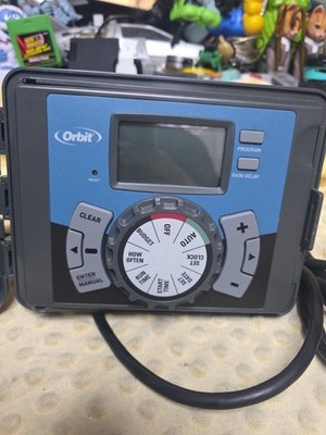 Orbit 4-Station Outdoor Sprinkler Controller / Timer Model 27894 Tested/Working