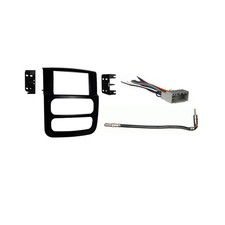 Fits Dodge Ram Pickup 1500 02-05 Double DIN Harness Radio Install Dash Kit