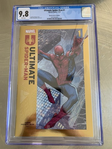 Ultimate Spider-Man #1 - WhatNot Year In Marvel 24 Gold Foil - LTD. 300 CGC 9.8