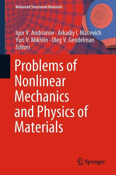 Problems Of Nonlinear Mechanics And Physics Of Materials Oleg V. Gendelman-image