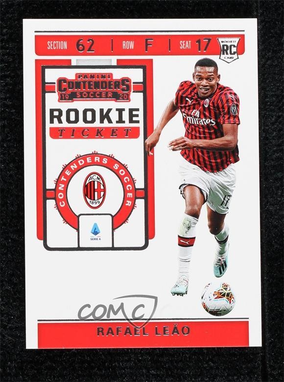 2019-20 Panini Chronicles Contenders Rookie Ticket Rafael Leao #RT-38 RC 0c4