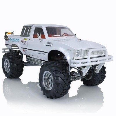 Used US STOCK HG 1/10 RC Pickup 4x4 Rally Car Racing Crawler Kit Chassis Gearbox