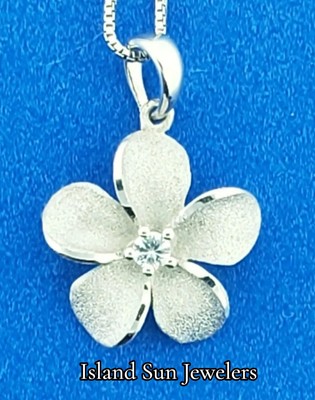 Denny Wong Plumeria Anhänger, Edelsilber, 15 mm