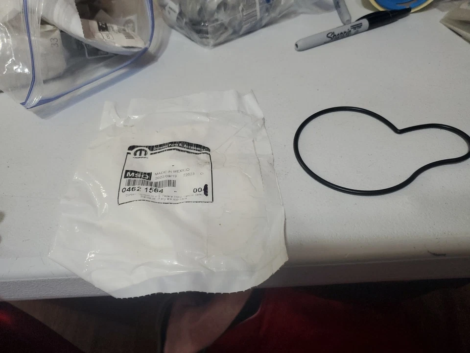 DODGE NEON STRATUS CHRYSLER WATER PUMP BODY SEAL OEM NEW GENUINE MOPAR 4621564 - Image 2 of 4