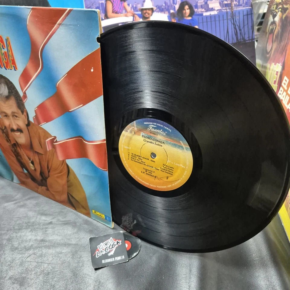 Pedro Conga Y Su Orquesta Internacional ‎– Grandes Exitos - Latin, Salsa, 1993 - Image 3 of 4
