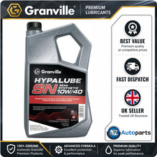 Granville - Hypalube SN 10W-40 Semi Synthetic Engine Oil A3/B4 API: SN/CF 5L 5.73 per litre