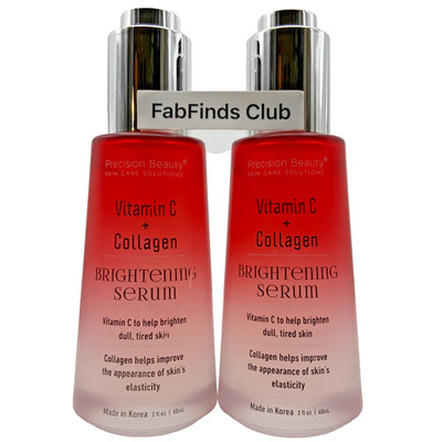 2x 2oz Precision Beauty Vitamin C + Collagen Brightening Serum Korean