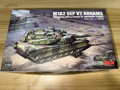 RYEFIELD MODEL RFM RM-5156 1/35 M1A2 SEP V2 Abrams w/Trophy APS & Crows LP