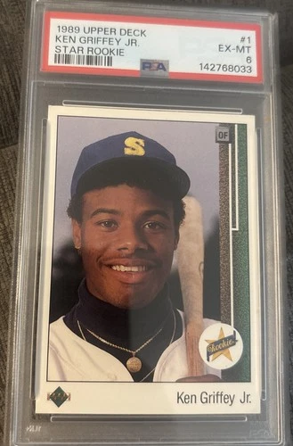 1989 Upper Deck - Ken Griffey Jr(RC) #1 PSA 6!