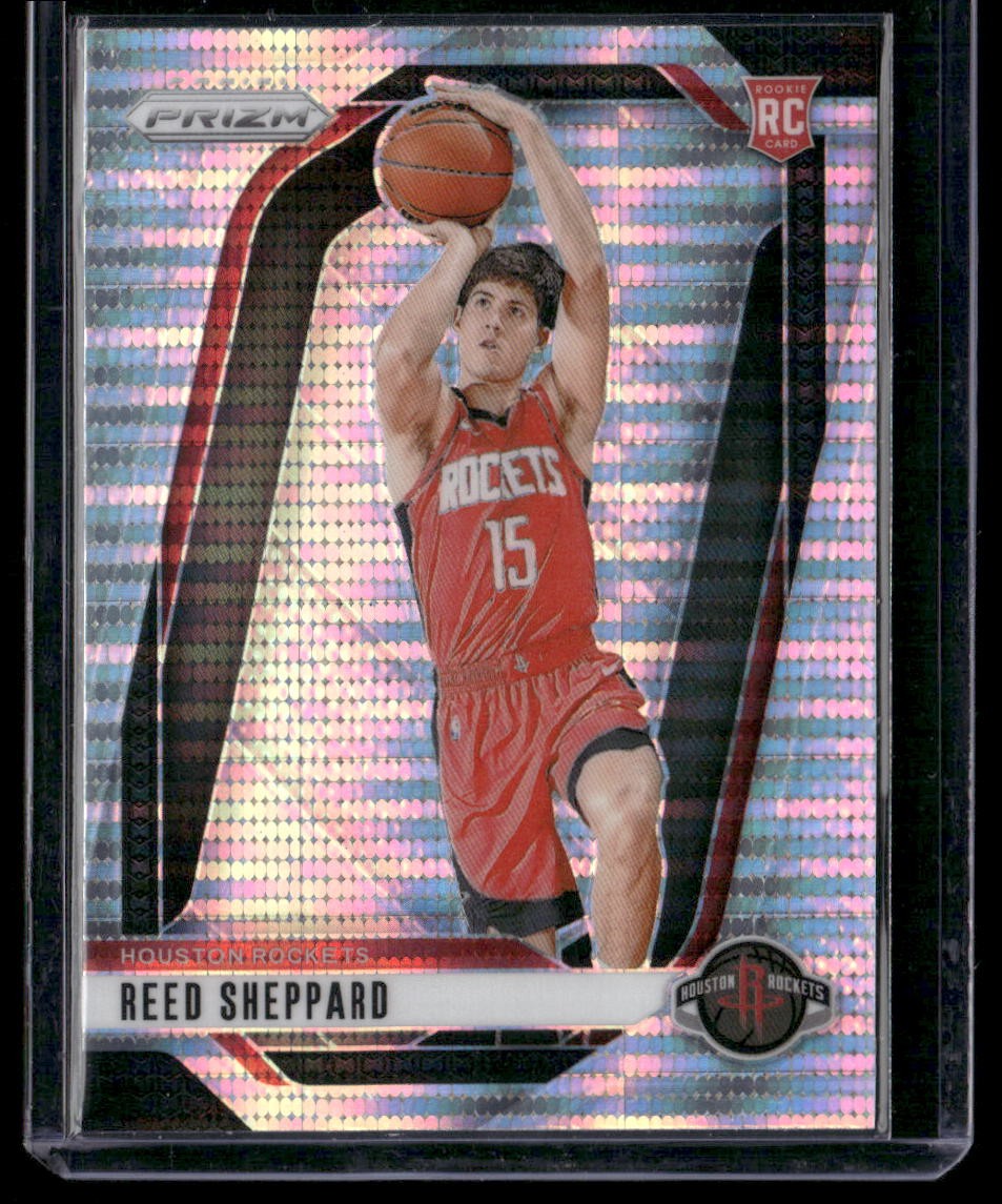 2024-25 Panini Prizm #268 Reed Sheppard Prizms Pulsar ROOKIE