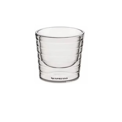 Nespresso Hitzebeständige Doppelwandige Glas Tasse, Tee, Kaffee & Kaltgetränke UK
