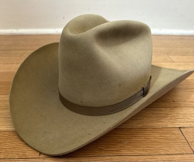 Vintage Resistol Cowboy Hat Light Brown/Beige 3X Beaver Size 7