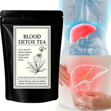 20 Bags Jamaican Healing Garden Blood Detox Tea, Chef Tijani Blood Detox Tea
