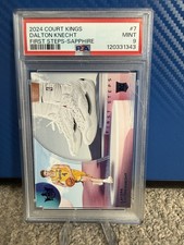 2024-25 Panini Court Kings - First Steps Dalton Knecht #7 Sapphire /25 (RC)