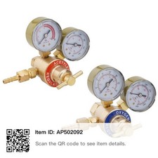 Oxygen Acetylene Gas Regulator Welding Cutting Torch Dual Gauge CGA540 CGA200