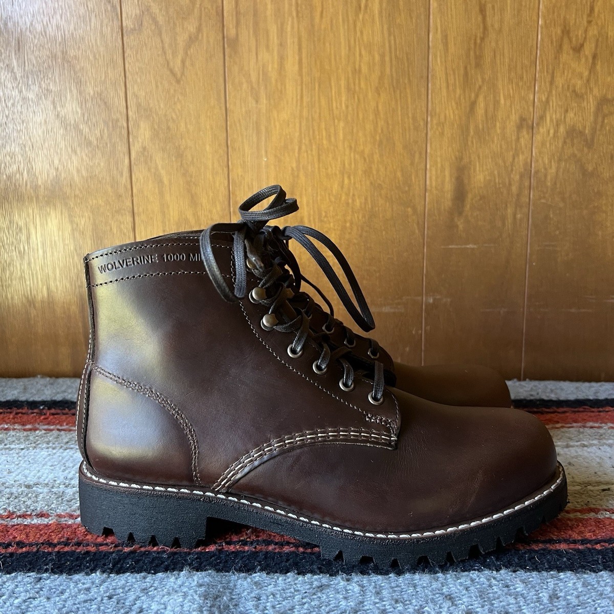 Wolverine 1000 Mile Boots | Size 7.5 | Made in USA | Vibram +