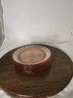 Vintage Pink Depression Glass 9" Round Dinner Plates Set of 10