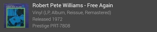 Robert Pete Williams Free Again 1972 Prestige PRST 7808 Country Blues VG+/VG+ - Bild 10 von 10