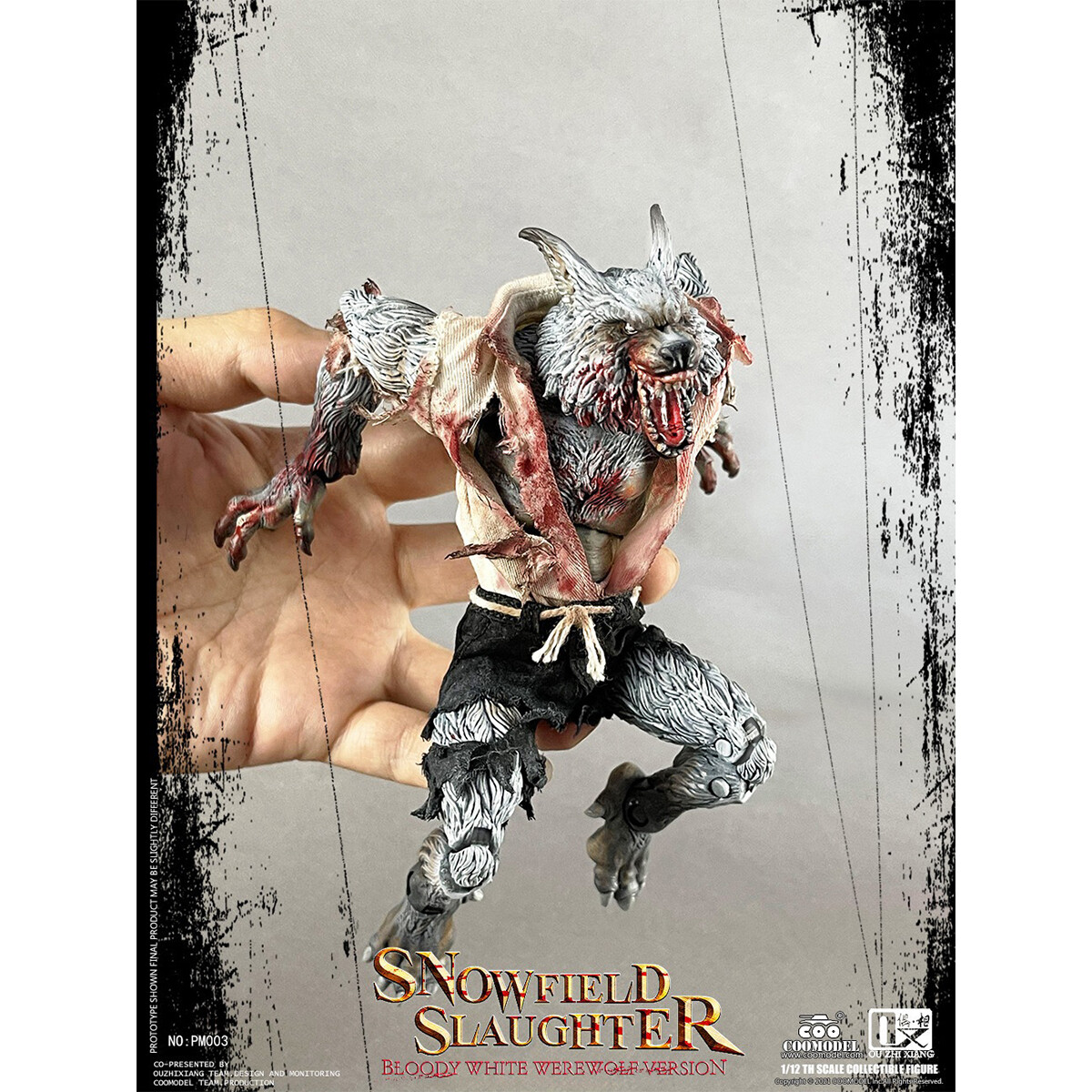 COOMODEL x OUZHIXIANG PM003 1/12 Palmtop Monster Bloody White