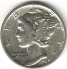 USA - 1939P - Mercury Dime - #529