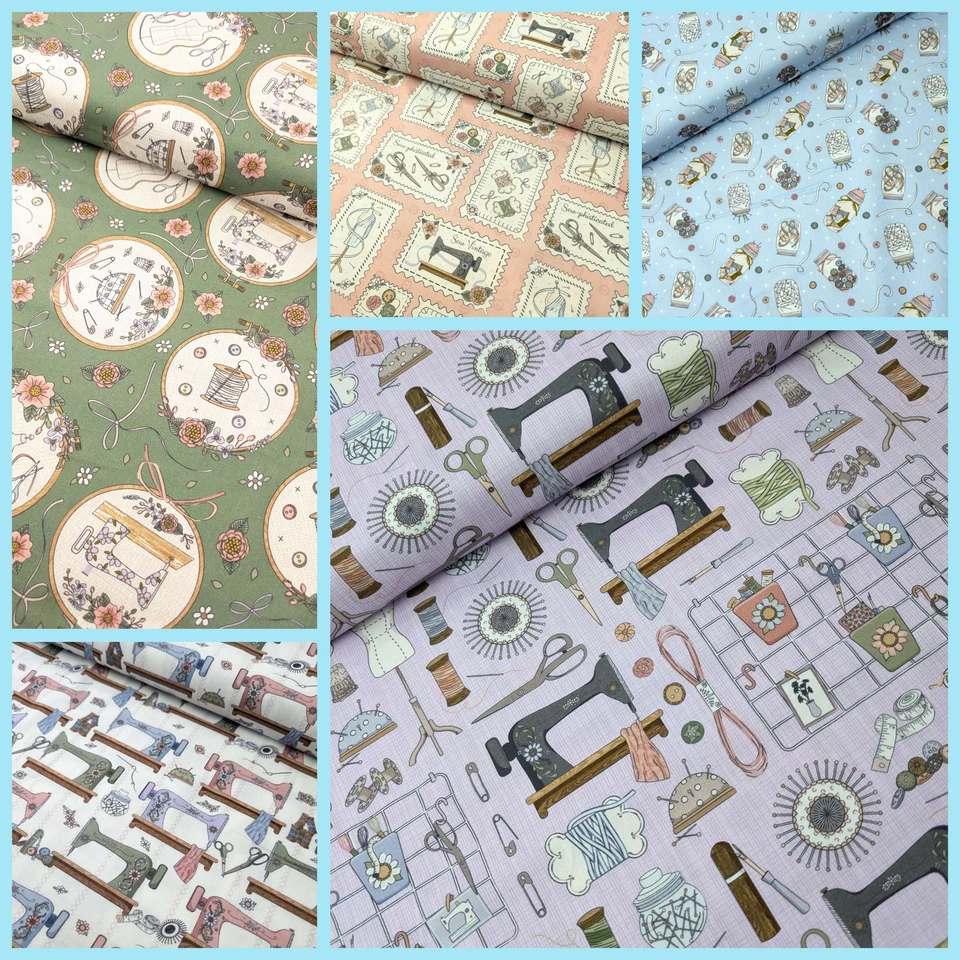 Seamstress Studio by The Craft Cotton Company 100% Cotton Fabric
