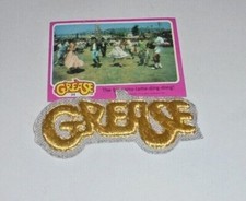 Grease Travolta Newton John Greaser Movie High School Love Musical Patch Card HS