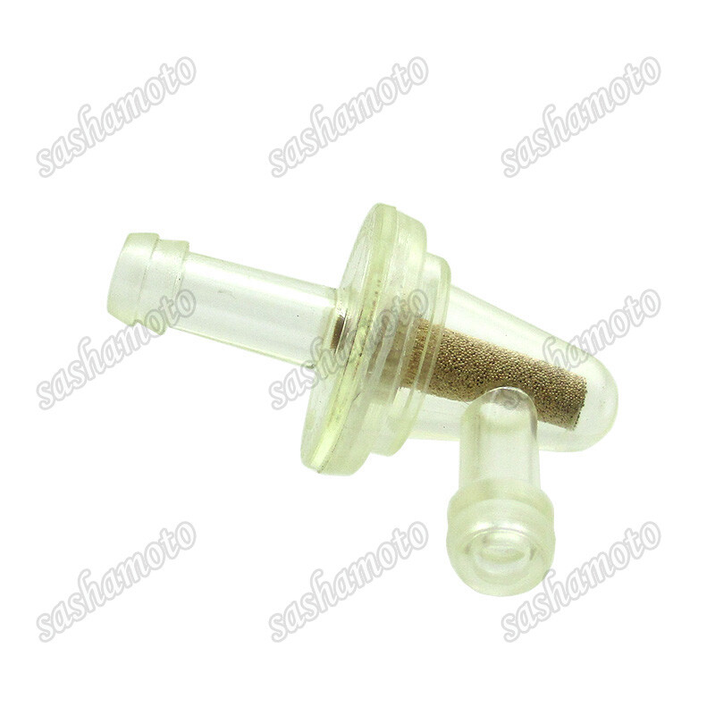 5x Kraftstofffilter 90 Grad 1/4 Zoll - Für Honda Yamaha Suzuki Motorrad ATV