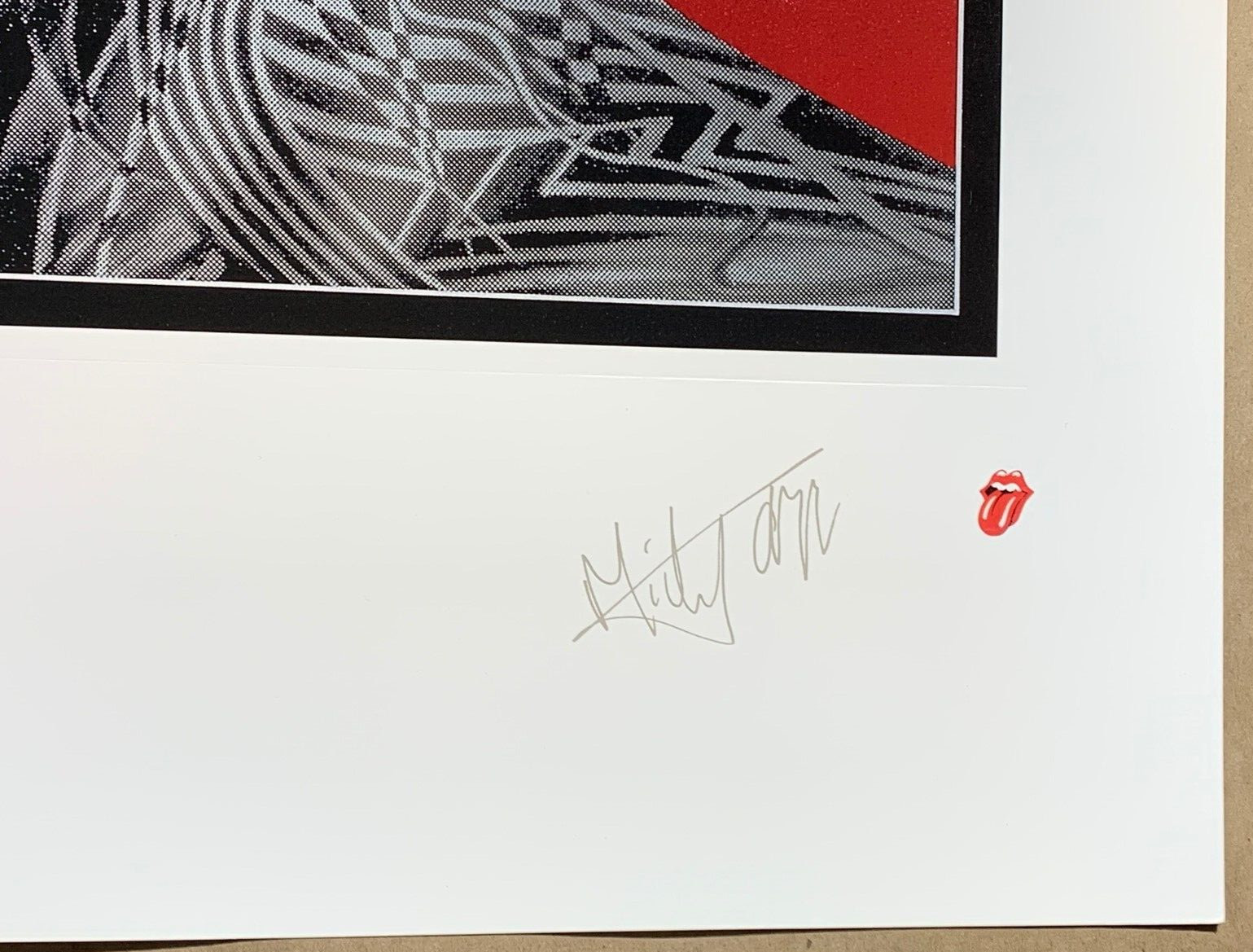 ROLLING STONES TATTOO YOU ROCK & ROLL 1998 LITHO POSTER SIGNED & NUMBERED