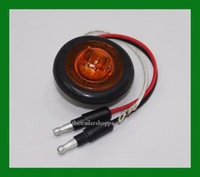 Grand General Marker Clearance LED light 1 1/4" Round Amber 1 LED Dual Function