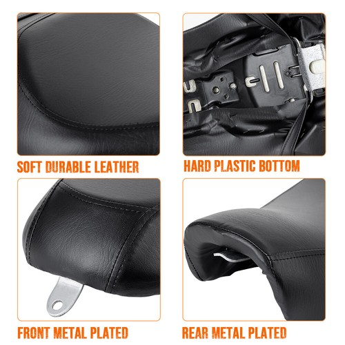 For Harley Sportster XL 883 1200 48 Iron Motorcycle Driver Passenger Two Up Seat - Picture 9 of 18