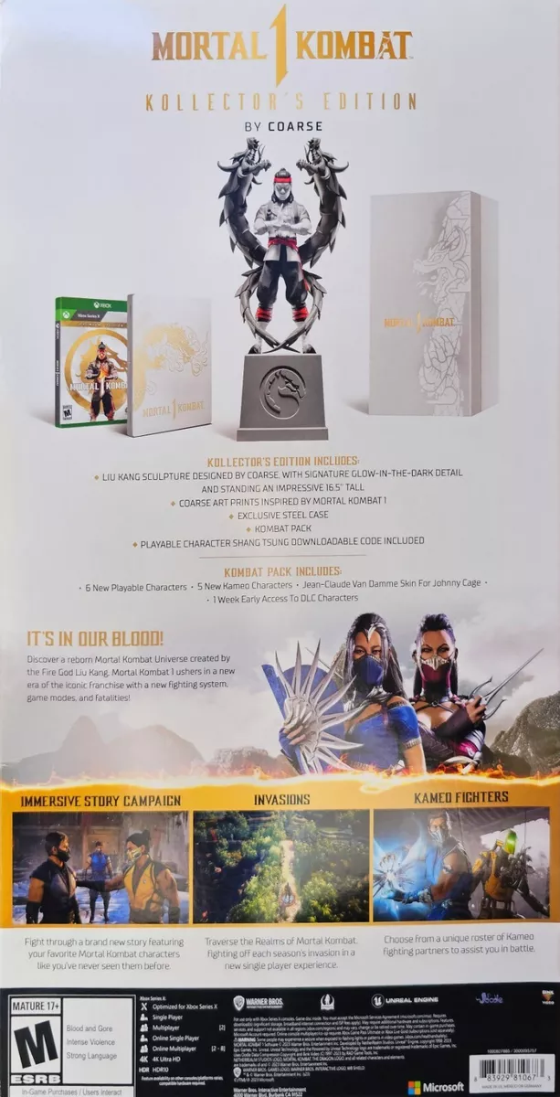 Mortal Kombat 1 Kollectors Edition - Xbox Series X