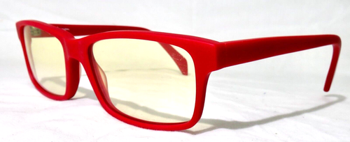 NEU Moodvision MV08 Brille rotes Gestell, gelbe Gläser Optimismus, Vertrauen, kreativ - Bild 1 von 11