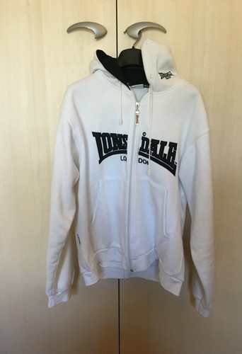 felpa con cappuccio lonsdale london bianco taglia M | eBay