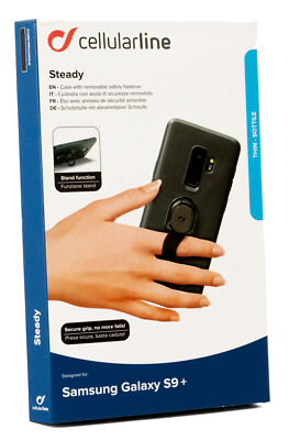 Cellularline Steady Handy Tasche Griff + Ständer Samsung Galaxy S9+ Plus 180