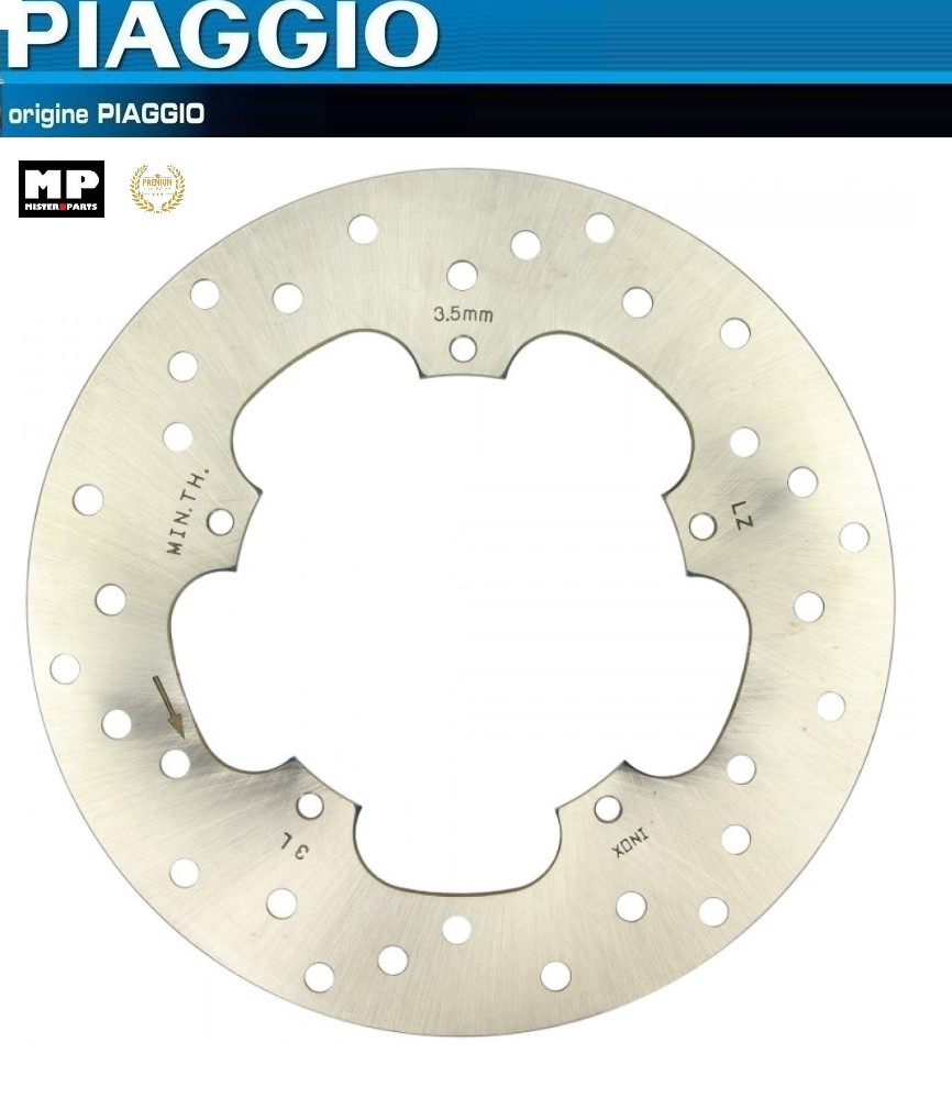 Disque de frein avant et arriere Piaggio X8 X9 Evolution 125 200cc