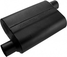New Flowmaster 40 Series Chambered Mufflerblack2.5 Offset In2.5 Offset Out