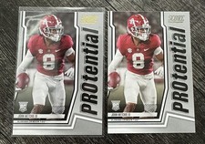John Metchie III 2022 Score Protential Gold & base Silver Alabama Houston Texans