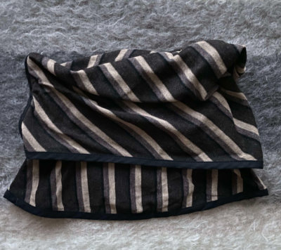 Kiko Kostadinov AW19 Midnight Stripe Spiral Neck Gaiter, pink one