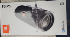 JBL FLIP 5 Portable Waterproof Bluetooth Speaker Midnight Black TESTED