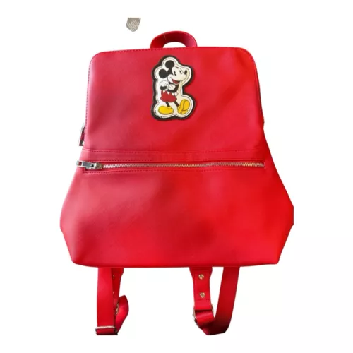 Disney Store Mickey Mouse Red Fashion Backpack Purse Tote Purse Brand New 