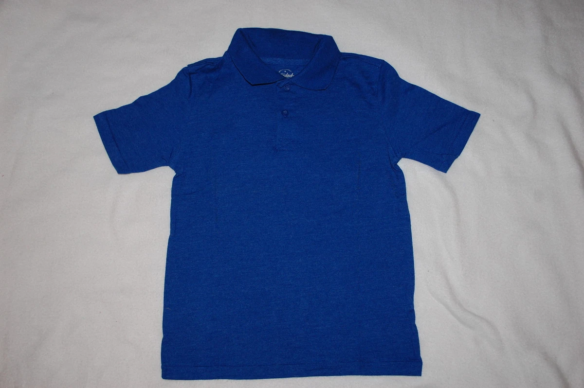 royal blue uniform shirt boy
