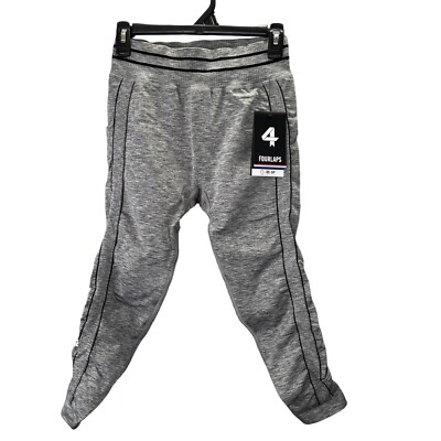 FourLaps Aero Seamless Leggings NWT $118. Women XL Gray Heather Compression Gym