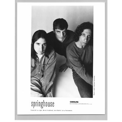 Springhouse American Post-Punk Shoegaze Band 80s-90s Glossy Music Press Photo