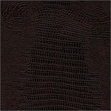 NEW Faux Leather Brown Textured Alligator Pleather Fabric Swatch