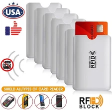 30× RFID Blocking Sleeve Credit Card Protector Holders Identity Theft Protection