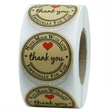 40 THANK YOU FOR YOUR PURCHASE ENVELOPE SEALS LABELS STICKERS 1" ROUND