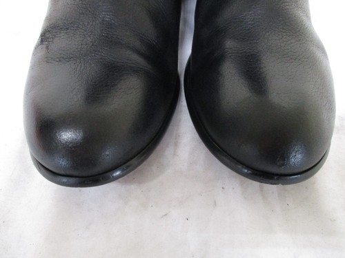 Botas de montar Enzo Angiolini Valetta de cuero negro con cremallera para mujer talla 7 M - Imagen 3 de 9