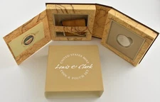 2004-P Lewis & Clark Commemorative Dollar Coin & Pouch Set Box & COA *0596
